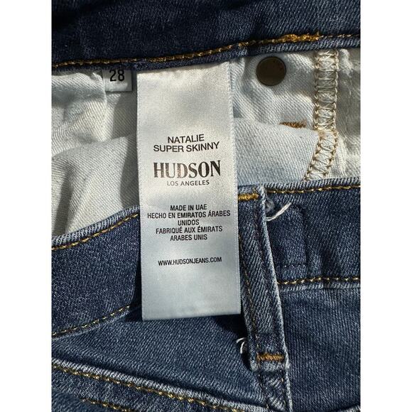 Hudson Mid-Rise Natalie Supper Skinny Jeans sz 28 - Picture 9 of 9